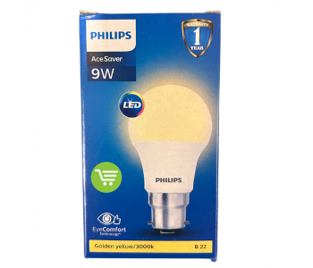 PHILIPS LED BULB 9W 3000K GOLDEN YELLOW